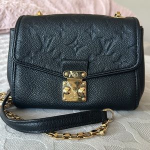 Authentic Louis Vuitton St. Germain BB in Black Empriente Leather